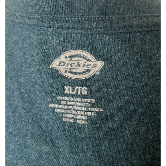 ⛔️ SOLD ⛔️ EUC Dickies Heavyweight Baltic Blue Crew T-Shirt - Picture 8 of 13